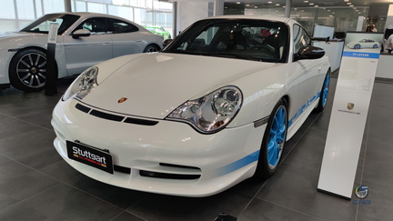 Porsche 911 GT3 RS 996 - branco com azul (3)