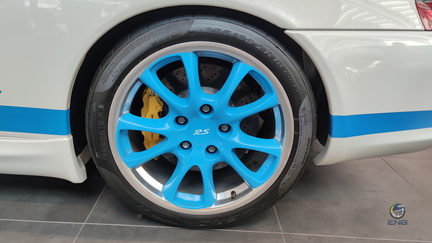 Porsche 911 GT3 RS 996 - branco com azul (4)