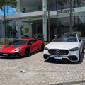 Lamborghini Huracán STO e Mercedes S63 AMG