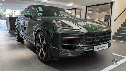 Porsche Cayenne E-hybrid - Goodwood green metallic (1)